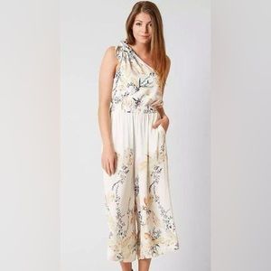 NWT Free People Bali one shoulder jumpsuit Size XS